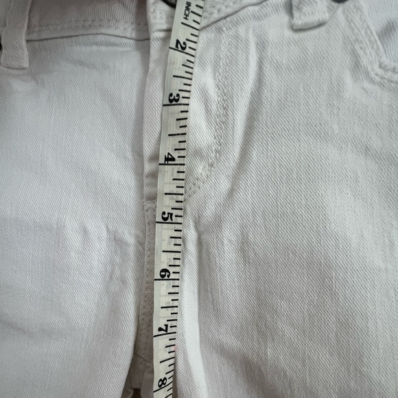 LC Lauren Conrad white raw hem jeans-Size 4 - Picture 4 of 4